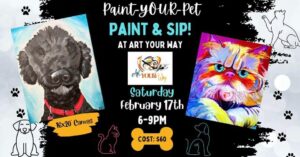 Paint Your Pet Paint N Sip at Art Your Way