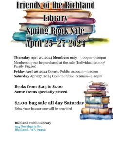 Friends of the Richland Library Spring Sale 2024
