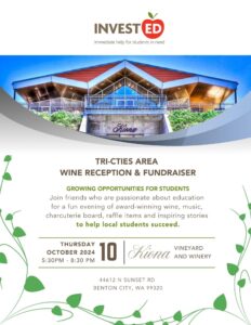 Tri-cities Wine Reception and Fundraiser- Benefiting Students in Need